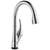 Delta Esque Collection Chrome Finish Single-Handle One Hole Pull-Down Electronic Kitchen Sink Faucet with Touch2O Technology D9181TDST