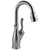 Delta Leland Collection Arctic Stainless Steel Finish Single Handle One Hole Swivel Spout Pull-Down Bar / Prep Faucet D9678ARDST