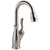Delta Leland Collection Stainless Steel Finish Single Handle One Hole Swivel Spout Pull-Down Bar / Prep Faucet D9678SPDST
