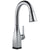 Delta Mateo Collection Arctic Stainless Steel Finish Modern Single Handle Pull-Down Electronic Bar / Prep Sink Faucet with Touch2O Technology 732802