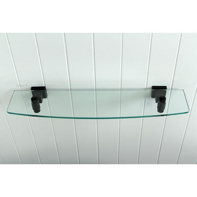 Kingston Tempered Bathroom Oil Rubbed Bronze Glass Shelf BAH4649ORB