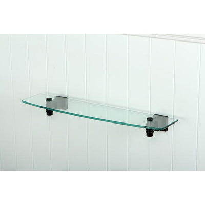 Kingston Tempered Bathroom Oil Rubbed Bronze Glass Shelf BAH4649ORB
