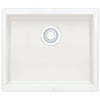 Blanco Precis Undermount Granite 20.75 inch 0-Hole Single Bowl Kitchen Sink in White 335365