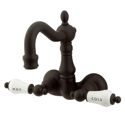 Kingston Brass Oil Rubbed Bronze Wall Mount Clawfoot Tub Faucet CC1073T5