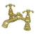 Kingston Brass Polished Brass Deck Mount Clawfoot Tub Faucet CC1134T2