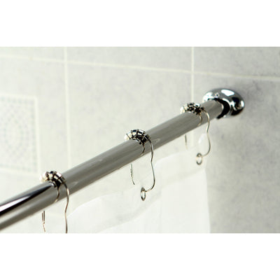 Kingston Brass Chrome Vintage Adjustable Hotel Curved Shower Rod CC3171