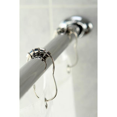 Kingston Brass Chrome Vintage Adjustable Hotel Curved Shower Rod CC3171