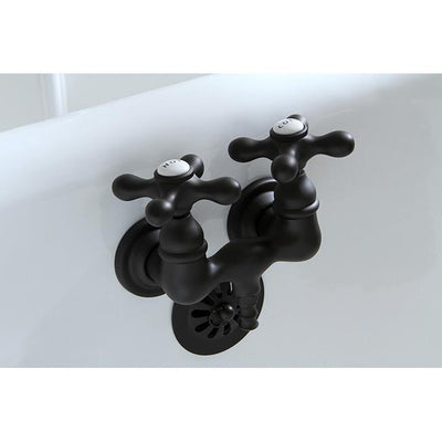 Kingston Brass Oil Rubbed Bronze Wall Mount Clawfoot Tub Filler Faucet CC37T5