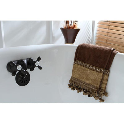 Kingston Brass Oil Rubbed Bronze Wall Mount Clawfoot Tub Faucet CC47T5