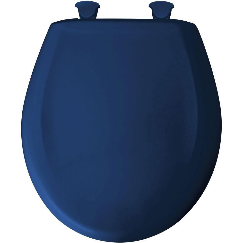 Bemis Round Closed Front Toilet Seat in Colonial Blue 529725