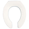 Bemis Round Open Front Toilet Seat in White 907336