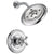 Delta Cassidy Collection Chrome Monitor 14 Series H2Okinetic Shower only Faucet INCLUDES Single Cross Handle and Rough-Valve with Stops D1545V