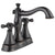 Delta Cassidy Collection Venetian Bronze Finish 4" Centerset Lavatory Bathroom Faucet INCLUDES Two Cross Handles and Metal Pop-Up Drain D1804V