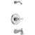 Delta Cassidy Collection Chrome Monitor 14 Tub and Shower Combination - Less Showerhead INCLUDES Single Lever Handle and Rough-in Valve with Stops D1824V