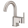 Danze Como Brushed Nickel 1 Handle Centerset Bathroom Faucet with Touch Drain