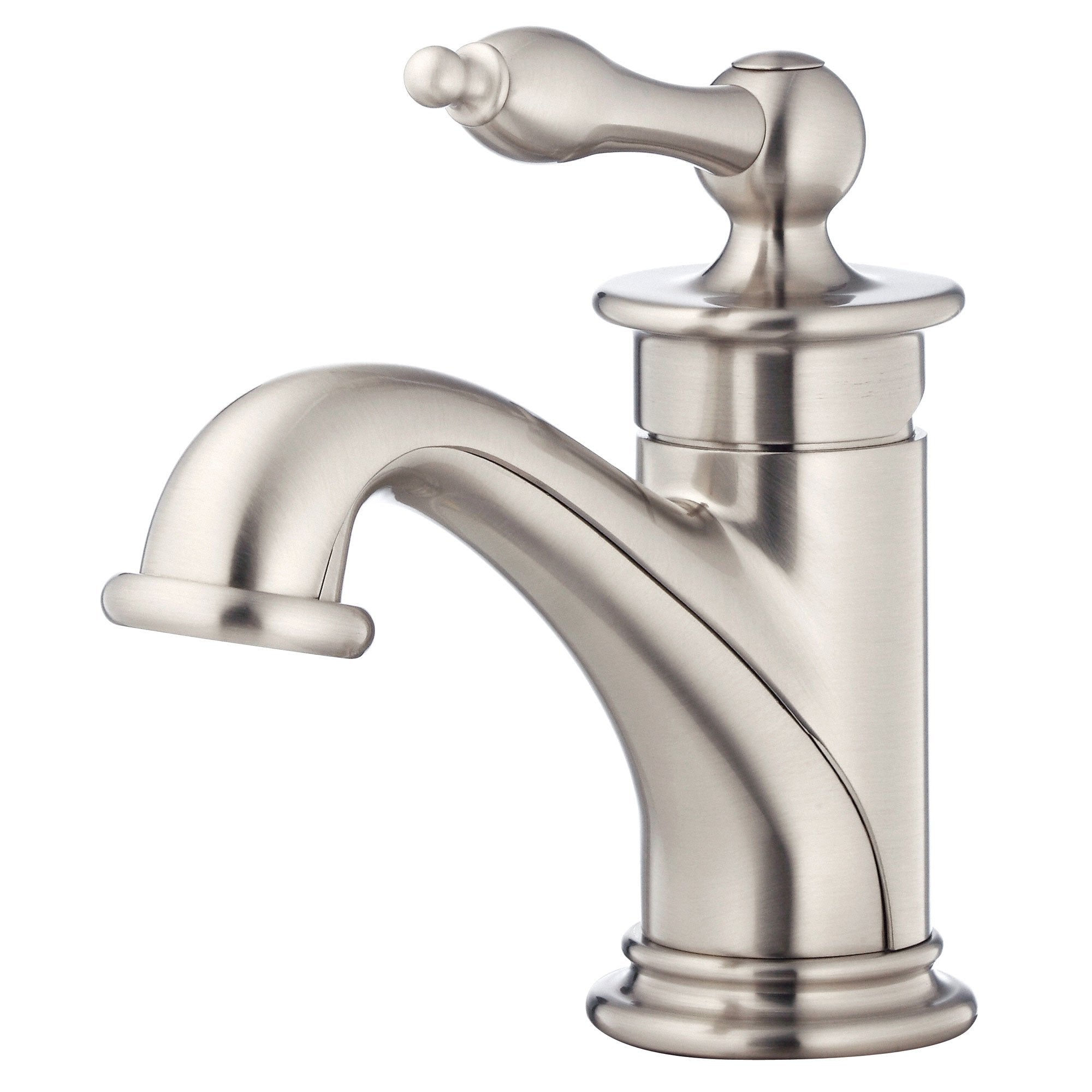 Danze Prince Brushed Nickel Single Hole 1 Handle Bathroom Faucet w Touch Drain