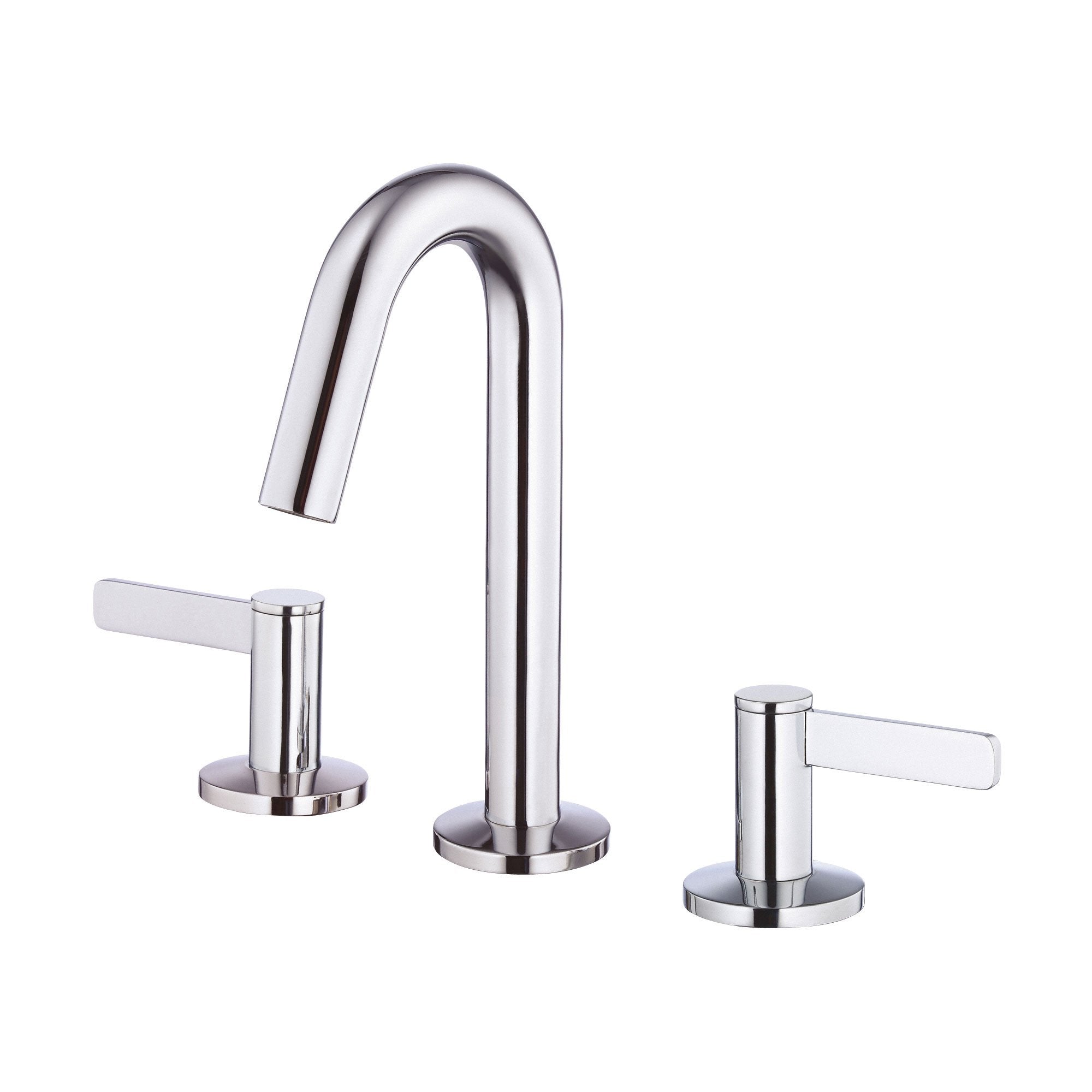 Danze Amalfi Chrome Trimline Slim Handle Hi Arch Widespread Bathroom Faucet