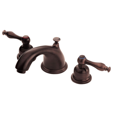 Danze Sheridan Oil Rubbed Bronze Two Handle 8" Wide Spread Bathroom Sink Faucet