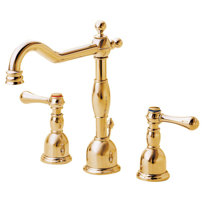 Danze Opulence Polished Brass Traditional Widespread Bathroom Sink Faucet