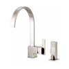Danze Sirius Stainless Steel Single Handle Modern Hi-Arch Kitchen Faucet w Spray