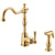 Danze Opulence Polished Brass Single Side Handle Kitchen Faucet with Sprayer