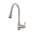 Danze Prince Stainless Steel Single Handle Hi-Arch Pull-Out Spray Kitchen Faucet
