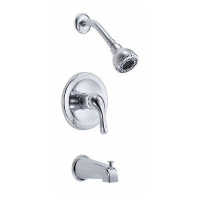 Danze Melrose Chrome Single Handle Tub and Shower Combination Faucet INCLUDES Rough-in Valve