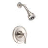 Danze Antioch Brushed Nickel Single Handle Pressure Balance Shower Only Faucet INCLUDES Rough-in Valve