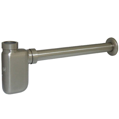 Kingston Satin Nickel Decorative Durable Solid Brass Bottle Trap DD8408