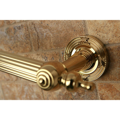 Kingston Polished Brass Templeton Grab Bar For Bathroom Or Shower: 30" DR710302