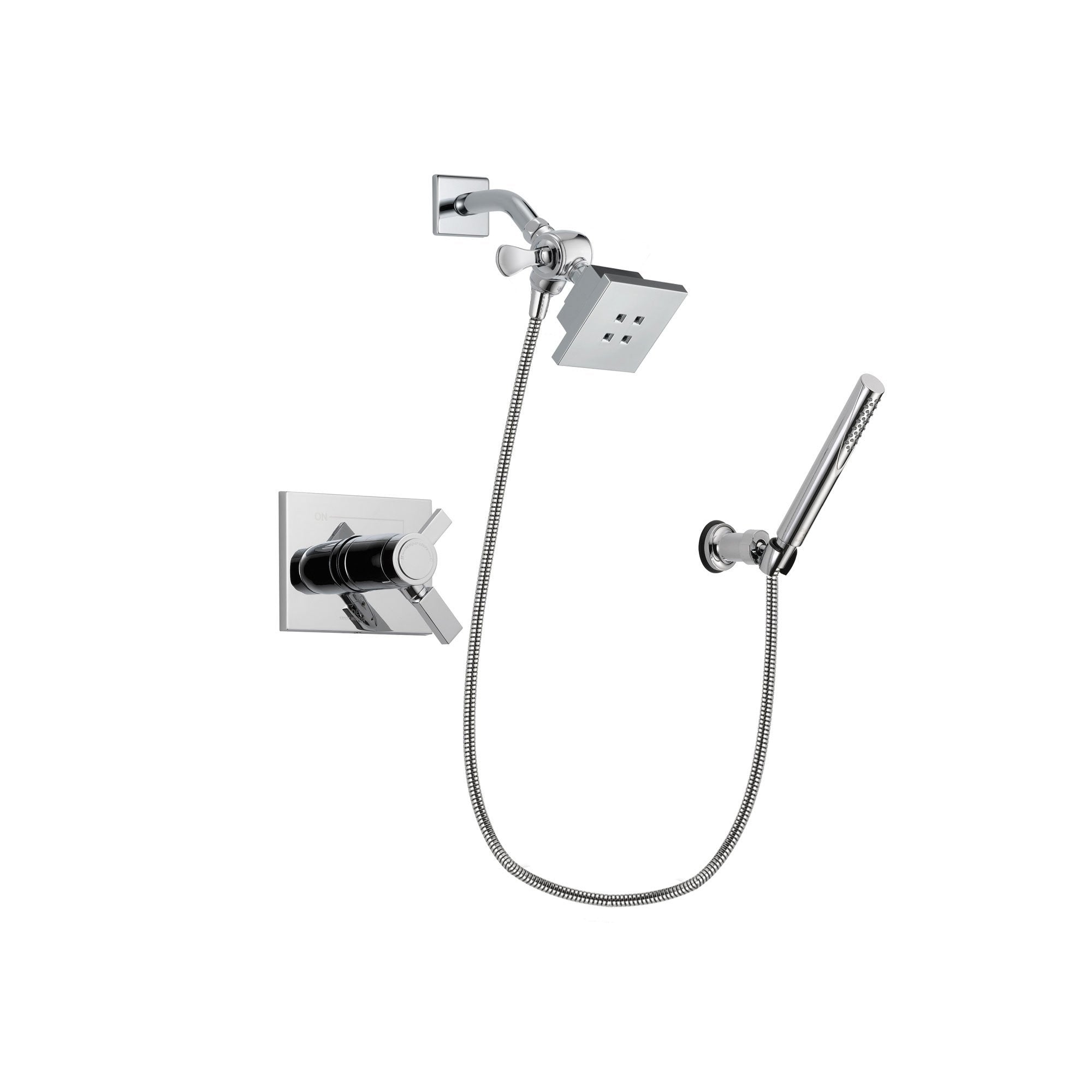 Delta Vero Chrome Shower Faucet System with Shower Head and Hand Shower DSP0052V