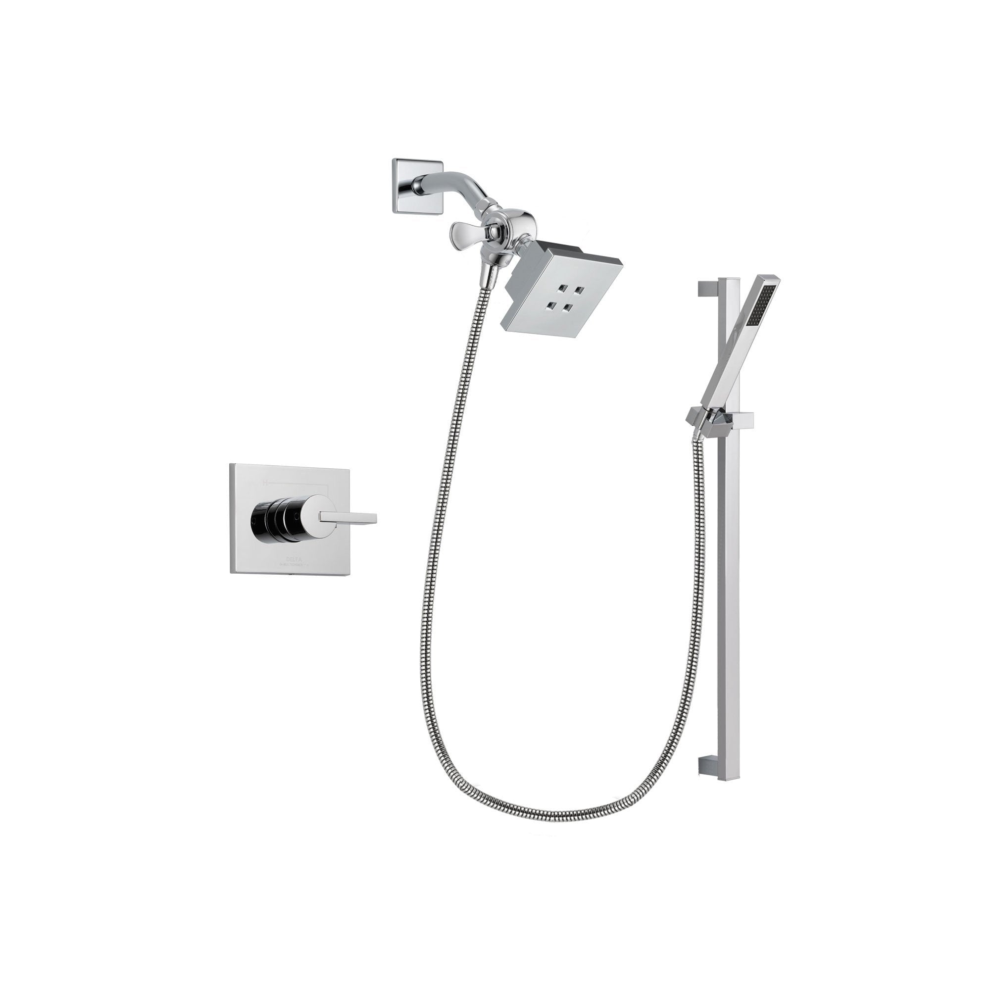 Delta Vero Chrome Shower Faucet System with Shower Head and Hand Shower DSP0201V