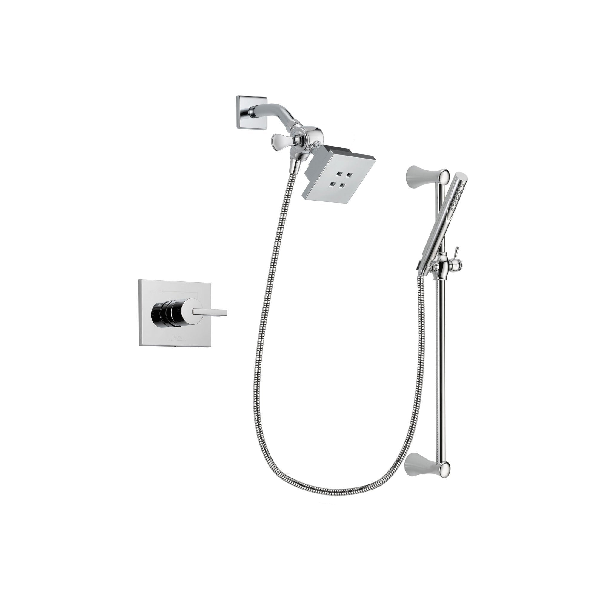 Delta Vero Chrome Shower Faucet System with Shower Head and Hand Shower DSP0249V