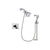 Delta Vero Chrome Shower Faucet System with Shower Head and Hand Shower DSP0256V