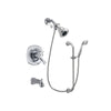 Delta Addison Chrome Finish Thermostatic Tub and Shower Faucet System Package with Water Efficient Showerhead and Handheld Shower with Slide Bar Includes Rough-in Valve and Tub Spout DSP0873V