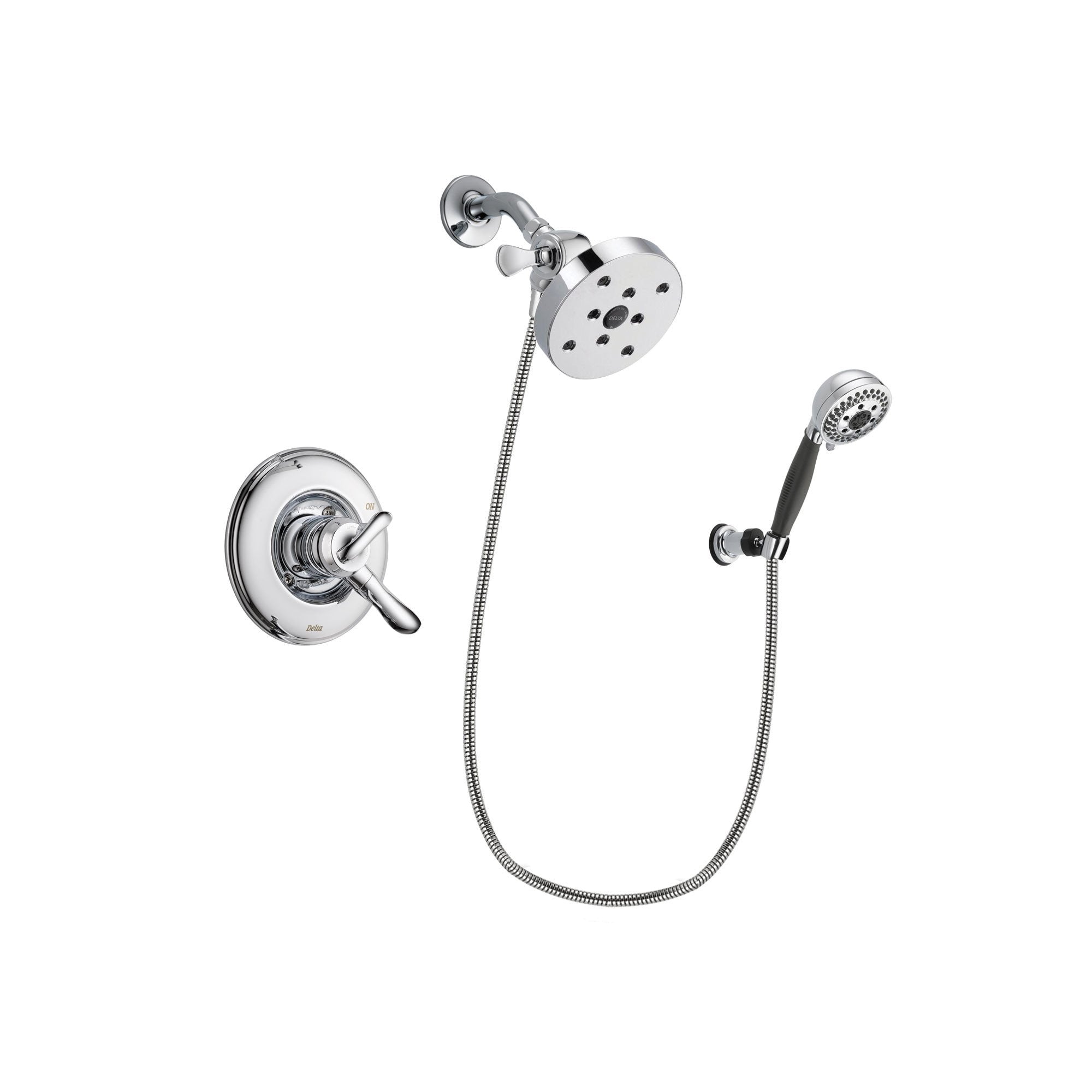 Delta Linden Chrome Shower Faucet System w/ Shower Head and Hand Shower DSP1238V