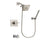Delta Vero Stainless Steel Finish Tub and Shower System with Hand Spray DSP2155V