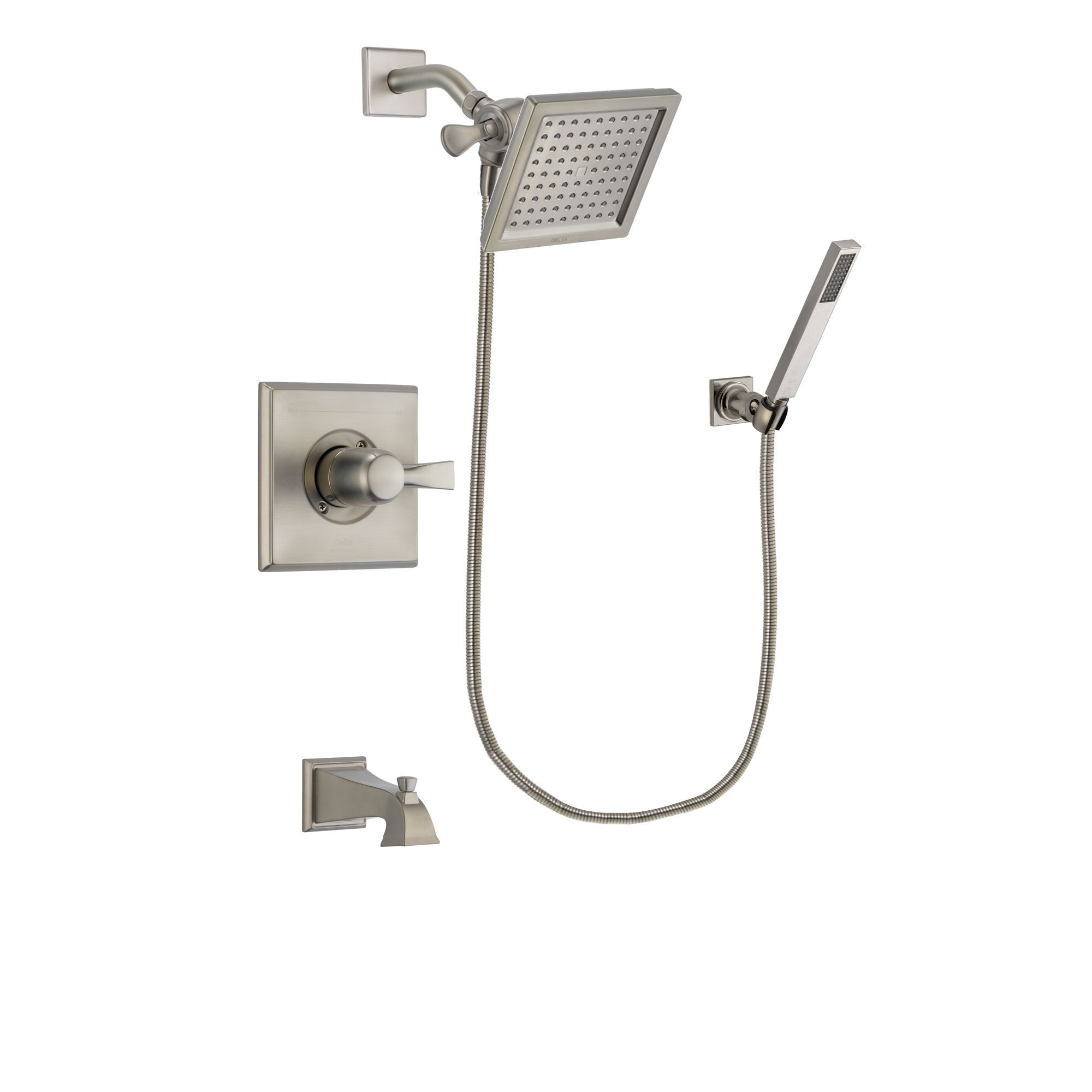 Delta Dryden Stainless Steel Finish Tub and Shower System w/Hand Shower DSP2189V