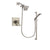 Delta Arzo Stainless Steel Finish Thermostatic Shower Faucet System Package with Square Showerhead and Handheld Shower with Slide Bar Includes Rough-in Valve DSP2224V