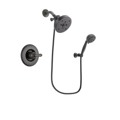 Delta Linden Venetian Bronze Finish Shower Faucet System Package with 5-1/2 inch Showerhead and 5-Setting Wall Mount Personal Handheld Shower Spray Includes Rough-in Valve DSP2848V