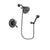 Delta Leland Venetian Bronze Finish Thermostatic Shower Faucet System Package with 5-1/2 inch Showerhead and 3-Spray Wall-Mount Hand Shower Includes Rough-in Valve DSP3076V