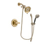 Delta Lahara Champagne Bronze Finish Shower Faucet System Package with Water-Efficient Shower Head and 5-Spray Handshower with Slide Bar Includes Rough-in Valve DSP3326V