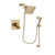 Delta Dryden Champagne Bronze Shower Faucet System with Hand Shower DSP3966V
