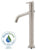 Danze Parma Single-Hole Single-Handle Mid-Arc Bathroom Vessel Faucet in Brushed Nickel 553648