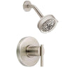 Danze Parma 1-Handle Pressure Balance Shower Faucet Trim Kit in Brushed Nickel (Valve Not Included) 635287