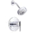 Danze Parma 1-Handle Pressure Balance Shower Faucet Trim Kit in Chrome (Valve Not Included) 635288