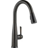 Delta Essa Touch2O Technology Single-Handle Pull-Down Sprayer Kitchen Faucet in Venetian Bronze with MagnaTite Docking 718193