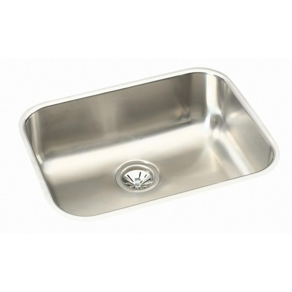 Elkay Riverby Top Mount Cast-Iron 25 inch 3-Hole Single Bowl Kitchen Sink in Ice Grey 264037