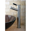 Kingston Kaiser Satin Nickel Single Handle Bathroom Vessel Sink Faucet FS8418DKL