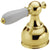 Delta Polished Brass Finish Roman Tub Porcelain Lever Handles - Quantity 2 Included 167852